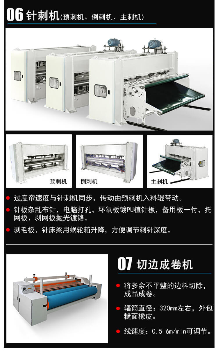 大棚毛氈生產線細節(jié)4
